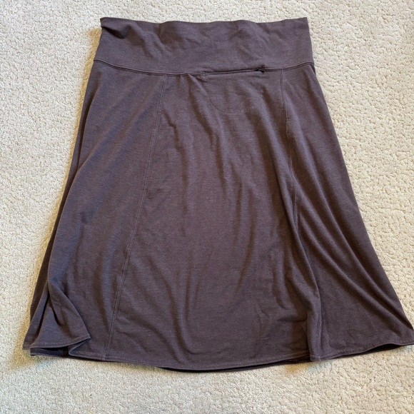 Royal Robbins Chocolate A-Line Skirt - Picture 1 of 6